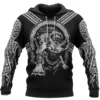 Viking Hoodies – Fenrir Art with Chain Unleashed Legend
