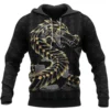 Viking Hoodies – Jormungandr Rune Serpent Power Design
