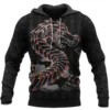 Viking Hoodies – Jormungandr Rune Serpent Power Design