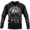 Viking Hoodies – Norse Mythology Bears – Viking Raven Symbol Power