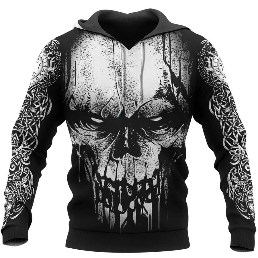 Viking Hoodies – Viking Skull Art – Berserker Hoodie Savage Spirit Viking Hoodies – Viking Skull Art – Berserker Hoodie Savage Spirit