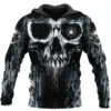 Viking Hoodies – Viking Skull Art – Compass Nordic Design