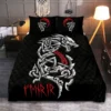 Viking Quilt Bedding Set – Art Fenrir Savage Power Viking Quilt Bedding Set – Art Fenrir Savage Power