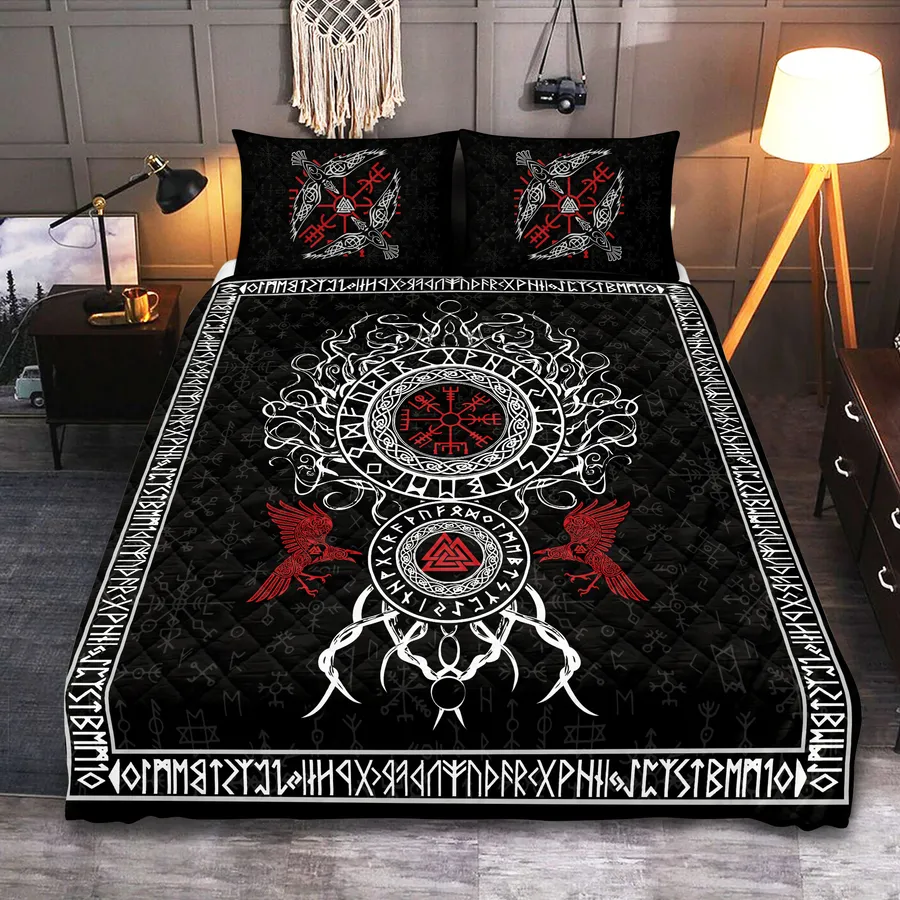 Viking Quilt Bedding Set – Celtic Knot Tree of Life Sacred Unity Viking Quilt Bedding Set – Celtic Knot Tree of Life Sacred Unity
