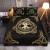 Viking Quilt Bedding Set – Celtic Tree of Life Harmony Design