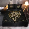 Viking Quilt Bedding Set – Double-Headed Eagle Celtic Power