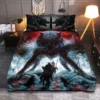Viking Quilt Bedding Set – Fenrir Art of Ragnarok Epic Power