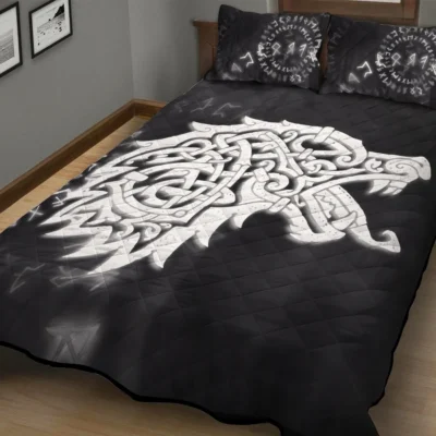 Viking Quilt Bedding Set – Fenrir Art – Viking Celtic Heritage