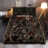 Viking Quilt Bedding Set – Fenrir Rune Untamed Strength