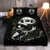 Viking Quilt Bedding Set – Jormungandr Art Serpent Legend