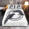 Viking Quilt Bedding Set – Munin and Hugin Raven Guardians