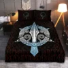 Viking Quilt Bedding Set – Munin and Hugin – Viking Celtic Legendary Guardians