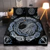 Viking Quilt Bedding Set – Norse Raven Design Legendary Wisdom Viking Quilt Bedding Set – Norse Raven Design Legendary Wisdom