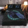 Viking Quilt Bedding Set – Norse Raven Mystic Design