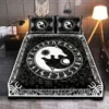 Viking Quilt Bedding Set – Norse Wolf Design Primal Spirit