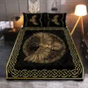 Viking Quilt Bedding Set – Raven Symbol Norse Mystic Power