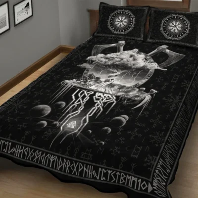 Viking Quilt Bedding Set – Tree of Life Quilt Timeless Harmony