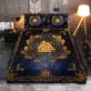 Viking Quilt Bedding Set – Valknut Norse Symbol Eternal Valor