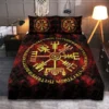 Viking Quilt Bedding Set – Vegvisir Rune Guiding Power