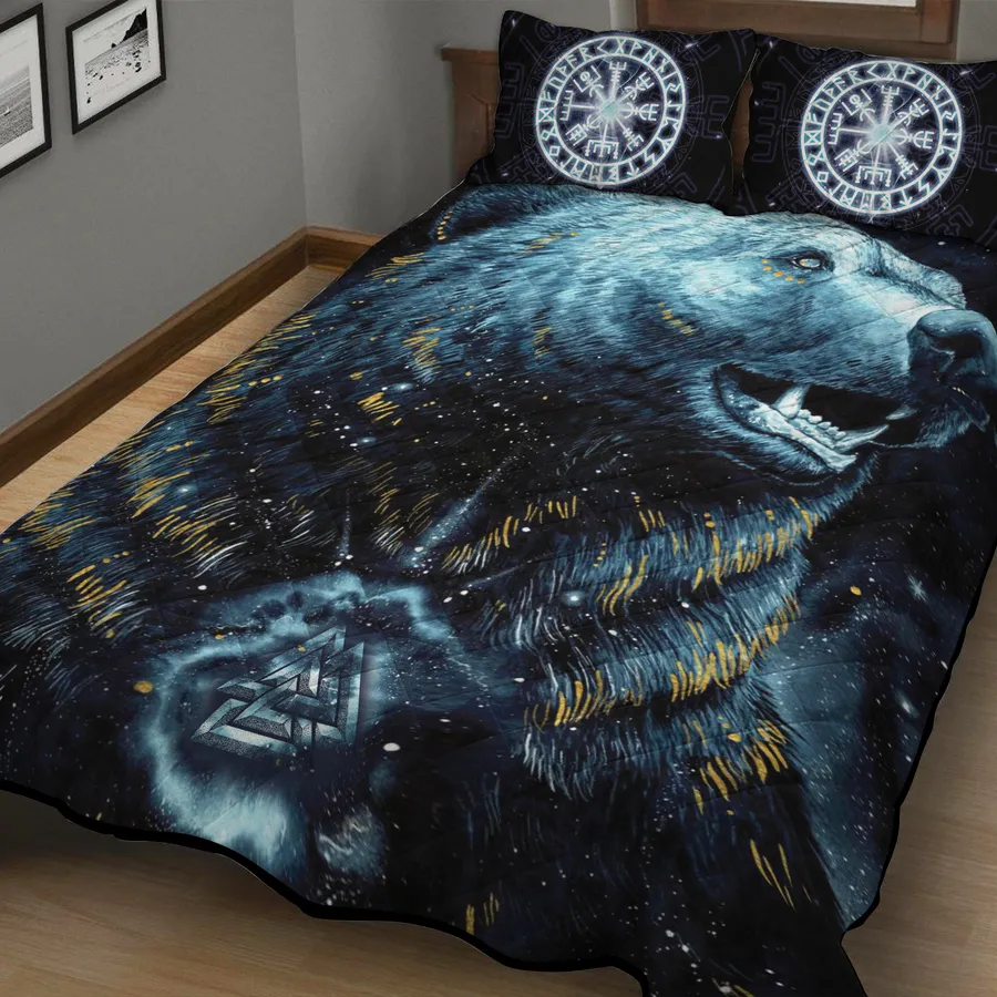 Viking Quilt Bedding Set – Viking Bear Art Primal Strength Viking Quilt Bedding Set – Viking Bear Art Primal Strength