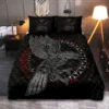 Viking Quilt Bedding Set – Viking Celtic Raven Mystic Design