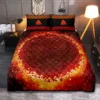 Viking Quilt Bedding Set – Viking Protection Rune and Triple Horn Emblem