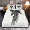 Viking Quilt Bedding Set – Viking Raven Art Mystic Legend