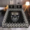 Viking Quilt Bedding Set – Viking Skull Art Fearless Spirit