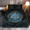Viking Quilt Bedding Set – Viking Valknut Symbol Heritage