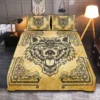 Viking Quilt Bedding Set – Viking Wolf Art Legendary Strength