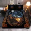 Viking Quilt Bedding Set – Wolf Viking Art Fierce Heritage