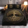Viking Quilt Bedding Set – Yggdrasil Art Tree of Life Quilt Legendary Roots Viking Quilt Bedding Set – Yggdrasil Art Tree of Life Quilt Legendary Roots