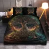 Viking Quilt Bedding Set – Yggdrasil Artwork Legendary Tree
