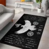 Viking Rug - Viking Raven Valiant Floor Art