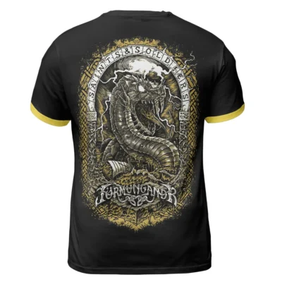 Viking Shirts For Men Featuring Jormungandr Son Of Loki – Mythic Serpent Design