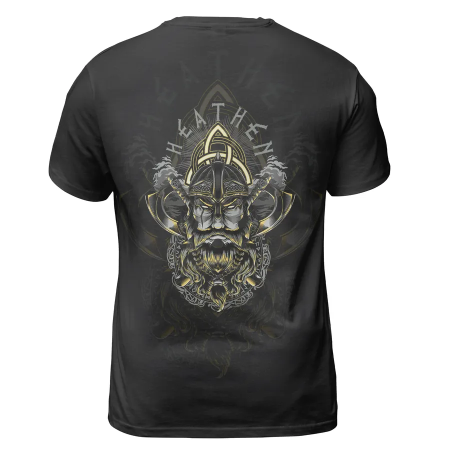 Viking Shirts – Powerful Wolves TShirt With Hati And Skoll Heathen Viking Shirts – Powerful Wolves TShirt With Hati And Skoll Heathen
