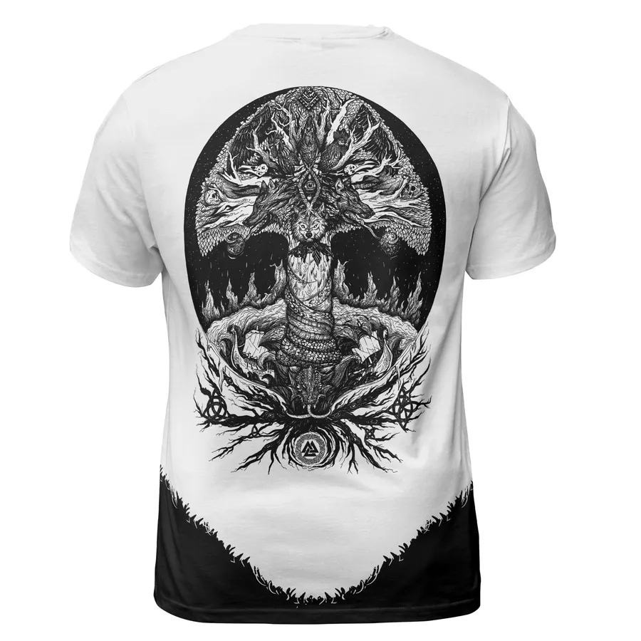 Viking T Shirts – Fierce Berserk T Shirts With Yggdrasil Symbol Viking T Shirts – Fierce Berserk T Shirts With Yggdrasil Symbol