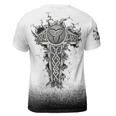 Viking Tees – Legendary Raven T Shirts With Odin, Valknut And Hammer Symbols