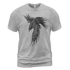 Viking T Shirt Viking Celtic Raven Design Iconic Timeless Fierce Statement