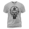 Viking T Shirt Until Valhalla Skull Grim Iconic Battle-Worn Oathbound