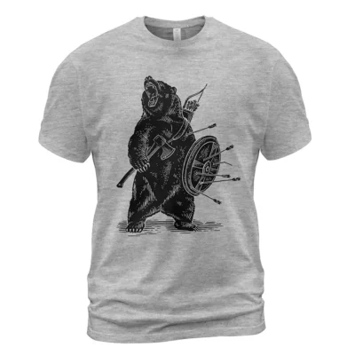 Viking T Shirt Bears In Norse Mythology Wild Mythic Fearless Heritage