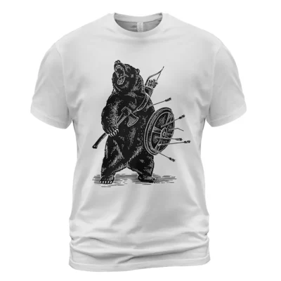 Viking T Shirt Bears In Norse Mythology Wild Mythic Fearless Heritage