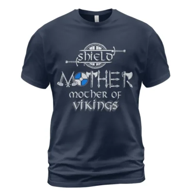 Viking T Shirts Shield Mother Mother Of Vikings Fierce Warrior Pride