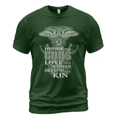 Viking T Shirts Viking Celtic Honor The Gods Love Your Woman Defend Your Kin Iron Will Tribute Viking T Shirts Viking Celtic Honor The Gods Love Your Woman Defend Your Kin Iron Will Tribute