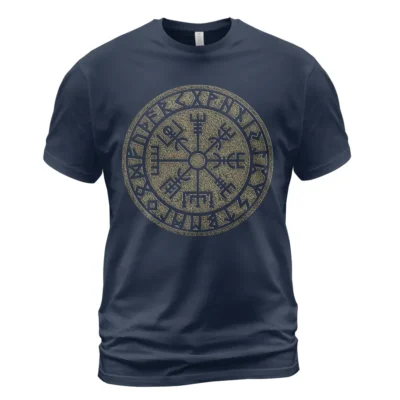 Viking T Shirts Symbol Vegvisir Norse Compass Rune Sacred Nordic Icon