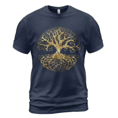 Viking T Shirts Tree Of Life Celtic Yggdrasil Art Mythic Norse Legacy