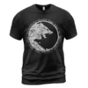 Viking Tee Shirts Yin Yang Viking Wolf Rune Calm But Unshaken