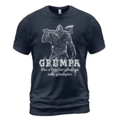 Viking Shirt Grumpa Like A Regular Grandpa Only Grumpier Ultimate Legendary Powerful Meaning