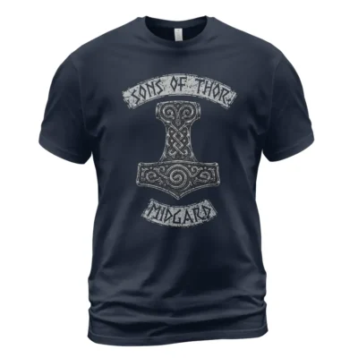Viking Tees Sons Of Thor Midgard Legendary Powerful Complete Meaning