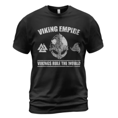 Viking Tees Viking Empire Vikings Rule The World Mythic Timeless Power Statement